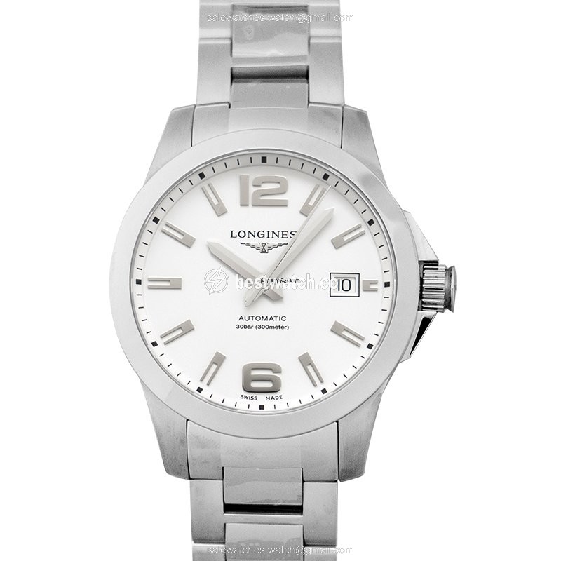 Longines Conquest Mens watch Unisex Automatic Steel L37764166 Replica 2
