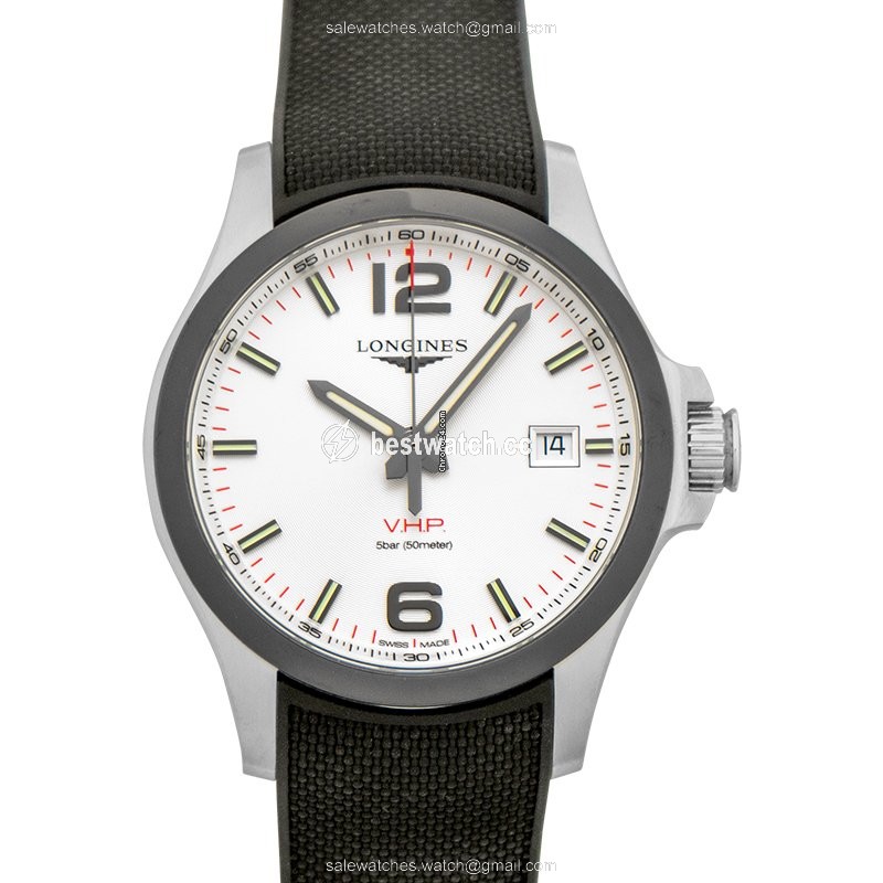 Longines Conquest Mens watch Unisex Quartz Steel l37294769 Replica 2