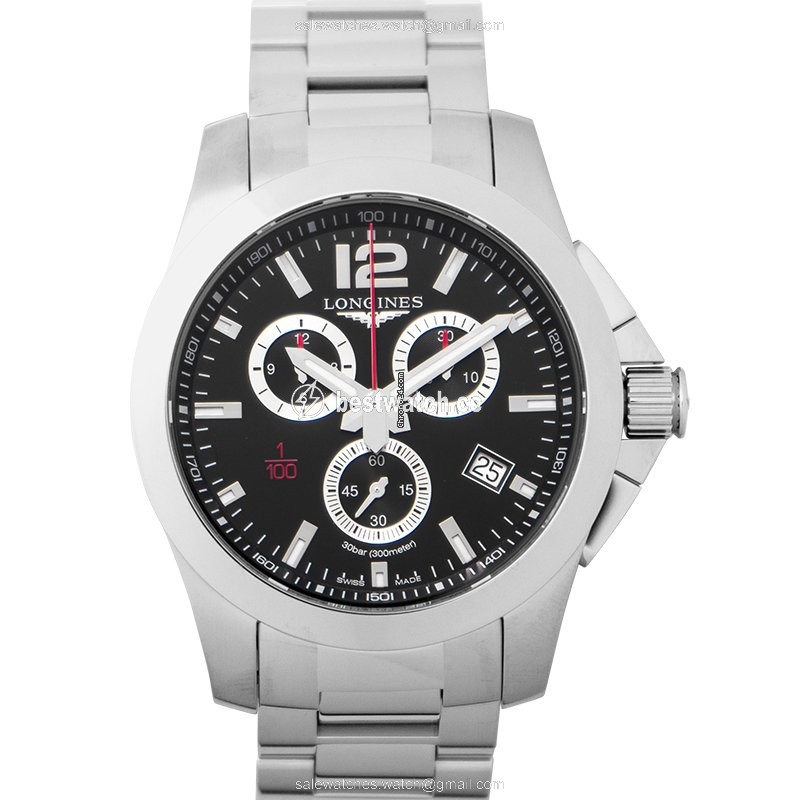 IMG_9085 Longines Conquest Mens watch Unisex Quartz Steel L38004566 Replica 2