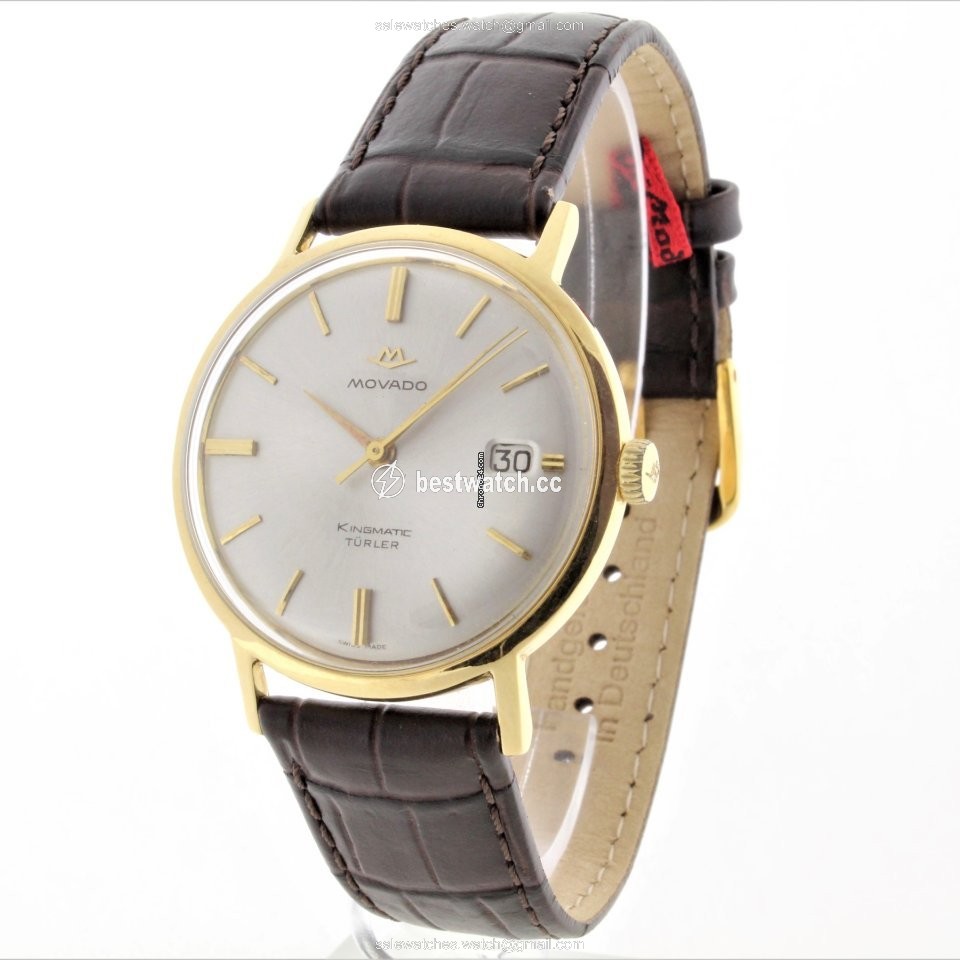 IMG_9085 Movado Kingmatic Mens watch Unisex Automatic Yellow gold 5261 Replica 2