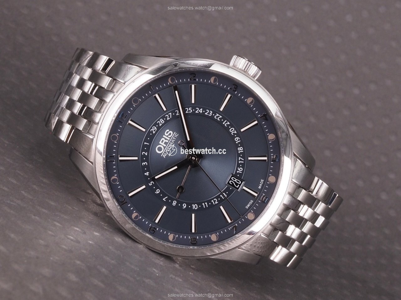 IMG_9085 Oris Artix Pointer Mens watch Unisex Automatic Steel 01 761 7691 4085-Set MB Replica 2
