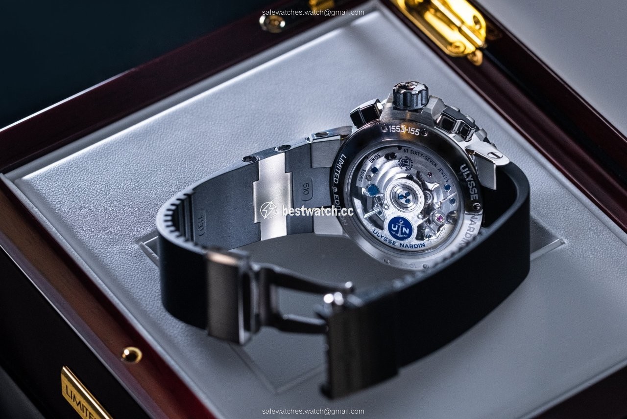 IMG_9085 Ulysse Nardin Marine Regatta Mens watch Unisex Automatic Steel 1553-155LE-3 E2-ART Replica 2