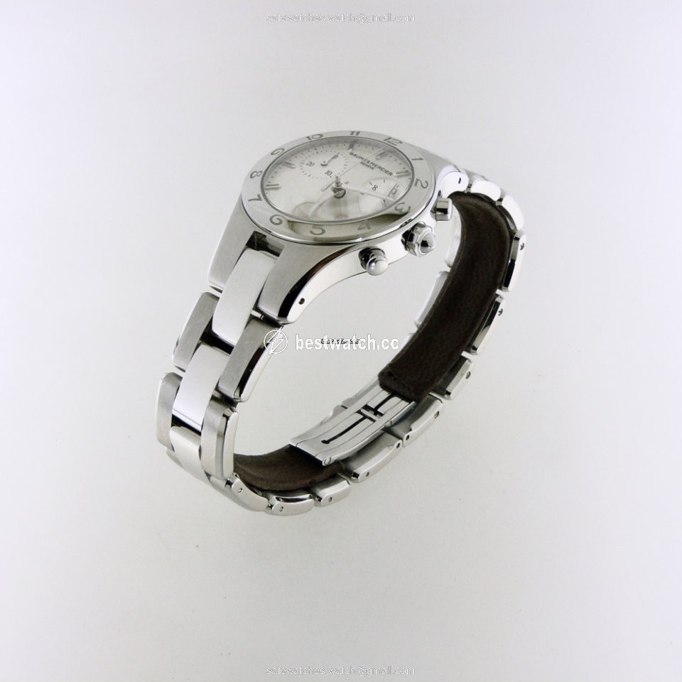IMG_9085 Baume & Mercier Linea Womens watch Quartz Steel M0A10012 MOAO10012 Replica 2