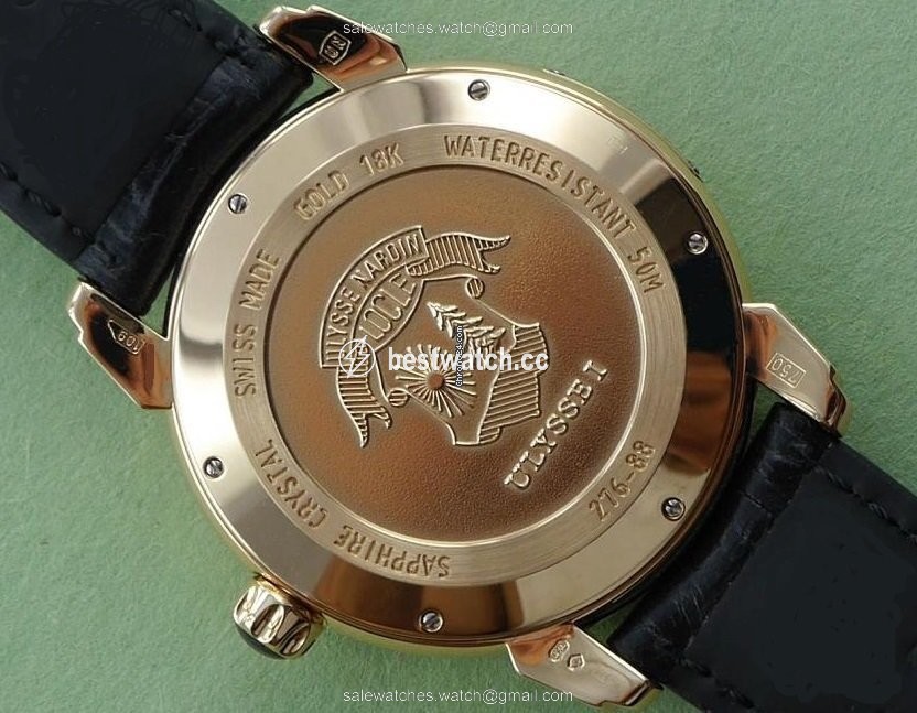 IMG_9085 Ulysse Nardin Mens watch Unisex Automatic Rose gold 276-88 Replica 2
