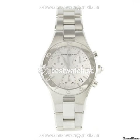 IMG_9085 Baume & Mercier Linea Womens watch Quartz Steel MOA10012 Replica 2