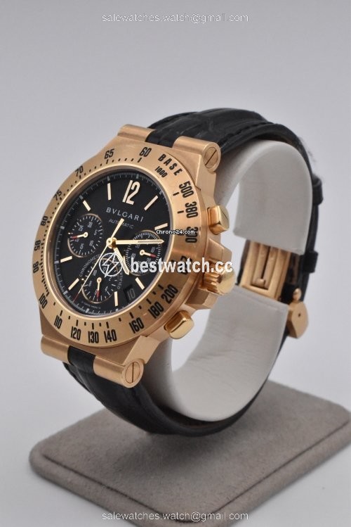 IMG_9085 Bulgari Diagono Mens watch Unisex Automatic Yellow gold CH.40.G.TA Replica 2