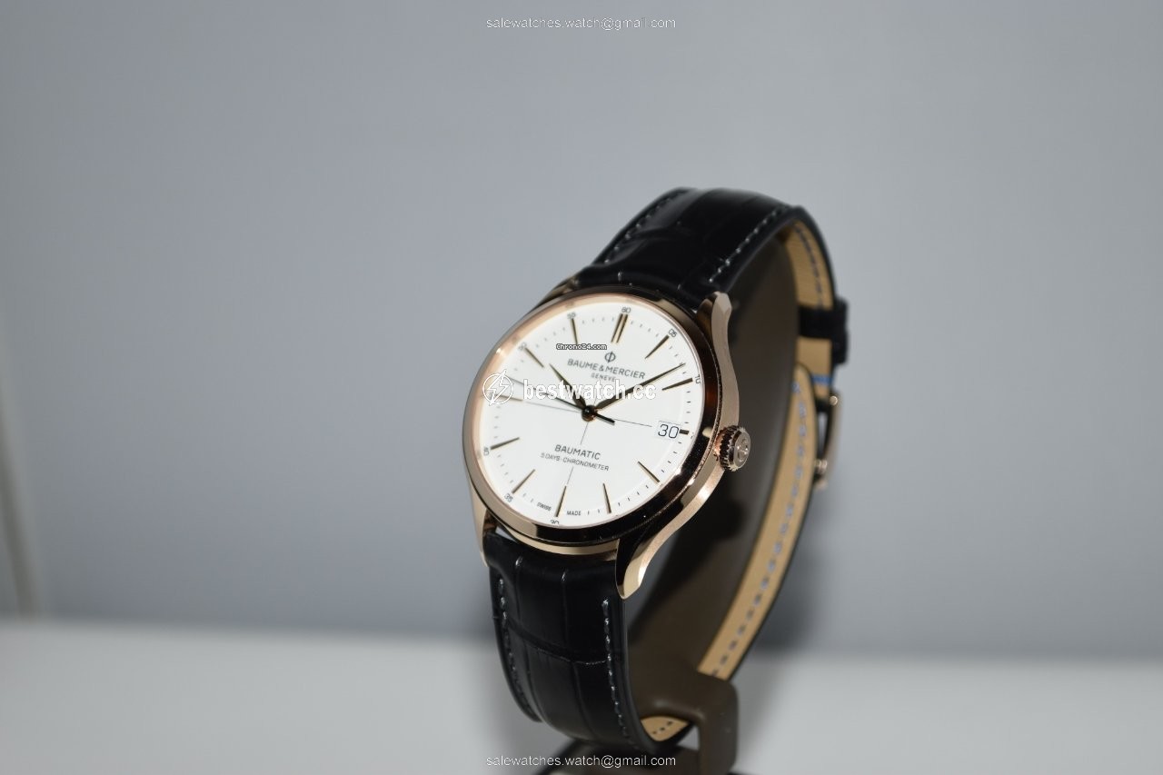 Baume & Mercier Clifton Mens watch Unisex Automatic Rose gold MOA10469 Replica 2