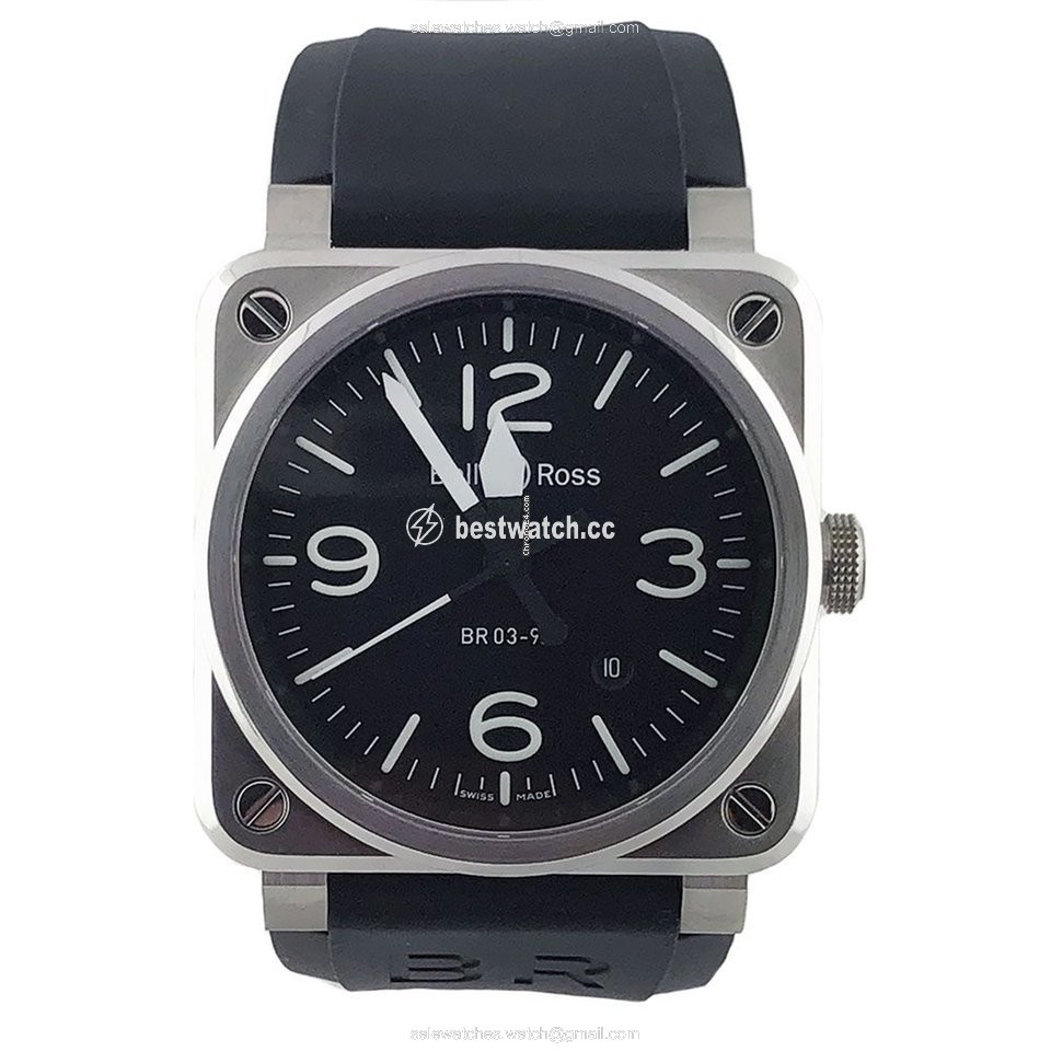 IMG_9085 Bell & Ross BR 03-92 Steel Mens watch Unisex Automatic Steel BR03-92 BLC-ST Replica 2