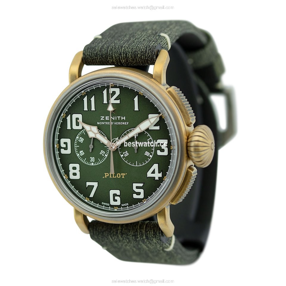 IMG_9085 Zenith Pilot Mens watch Unisex Automatic Bronze 29.2430.4069 63.I001 Replica 2
