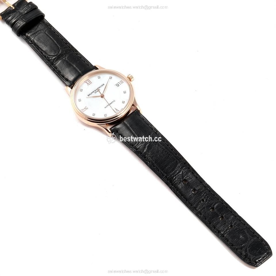 IMG_9085 Baume & Mercier Classima Mens watch Unisex Automatic Rose gold 10077 Replica 2