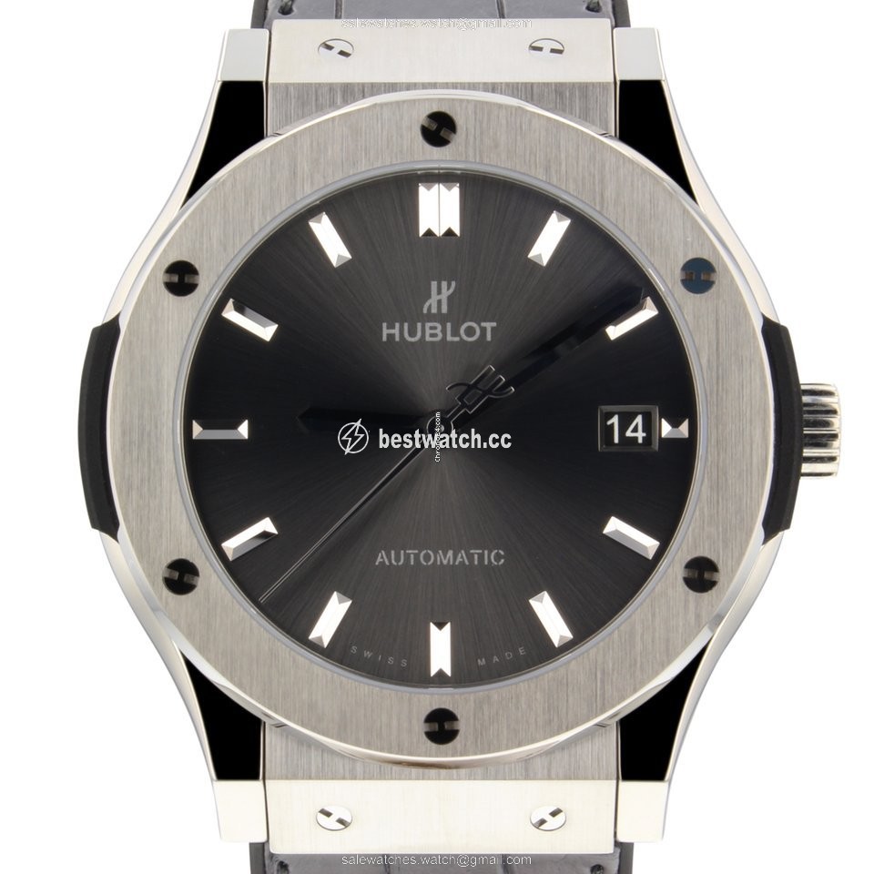 IMG_9085 Hublot Classic Fusion Racing Grey Mens watch Unisex Automatic Titanium 511NX7071LR Replica 2