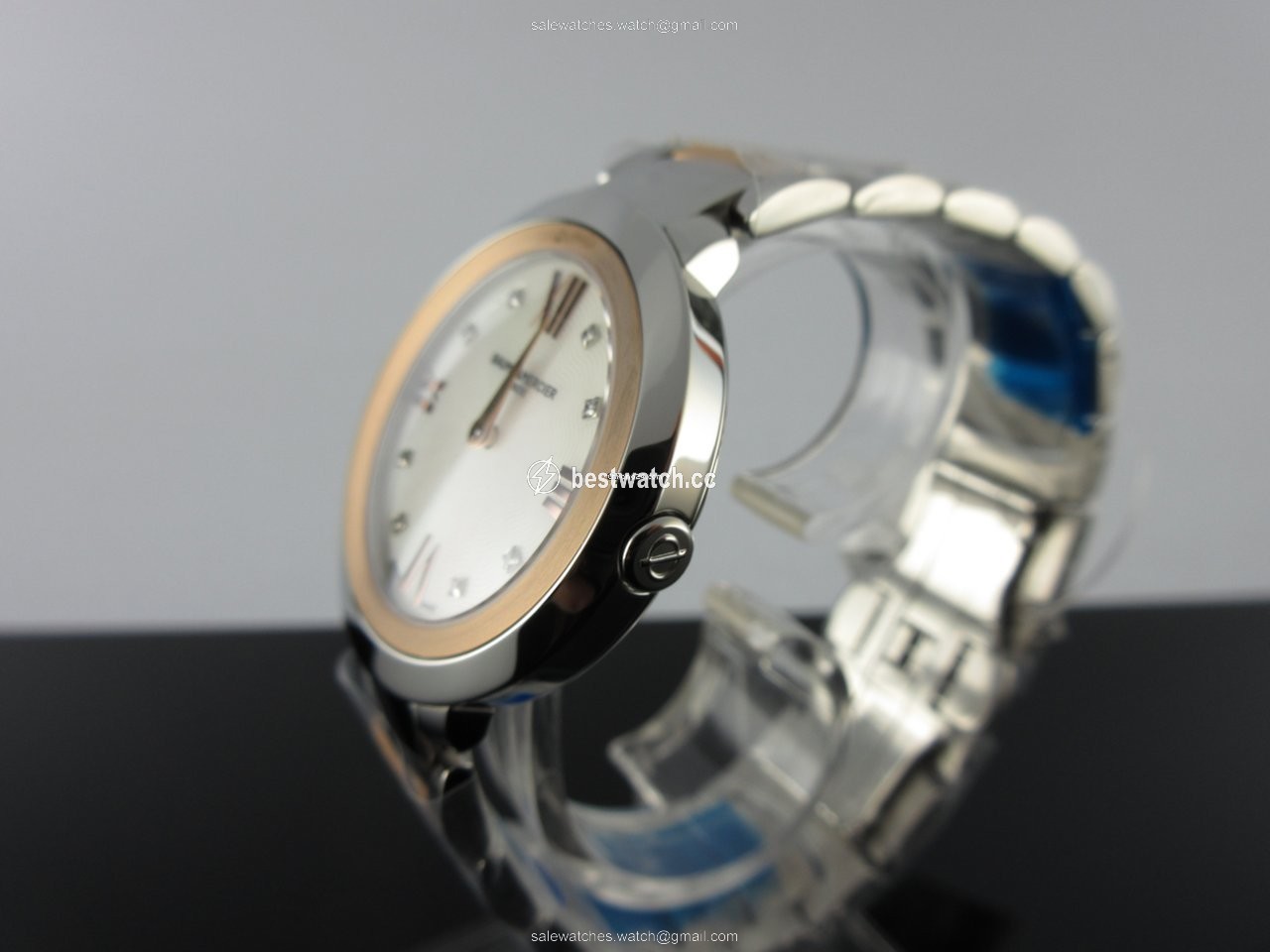 IMG_9085 Baume & Mercier Promesse Womens watch Quartz Gold Steel moa10252 Replica 2
