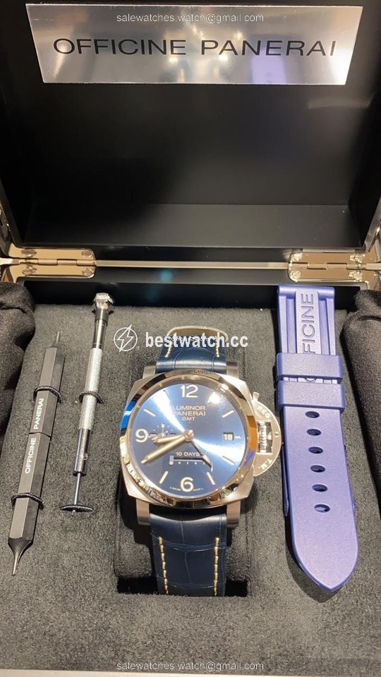 Panerai Luminor 1950 10 Days GMT Mens watch Unisex Automatic Steel Pam00986 Replica 2