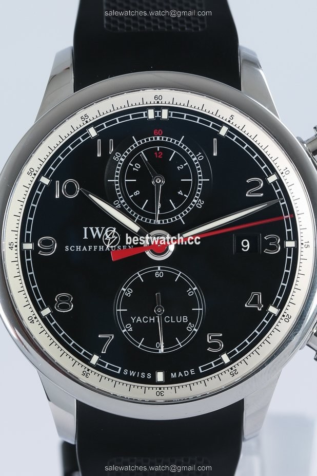IMG_9085 IWC Portuguese Yacht Club Chronograph Mens watch Unisex Automatic Steel IW3902-10 Replica 2