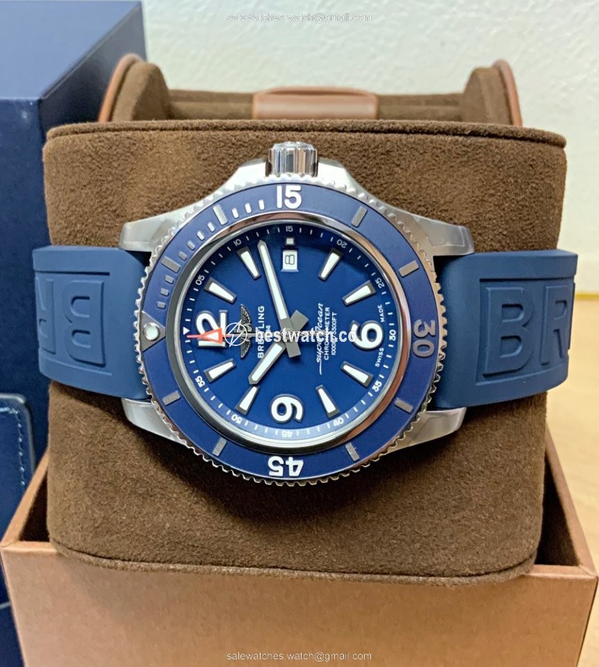 IMG_9085 Breitling Superocean 44 Mens watch Unisex Automatic Steel A17367D81C1S1 Replica 2