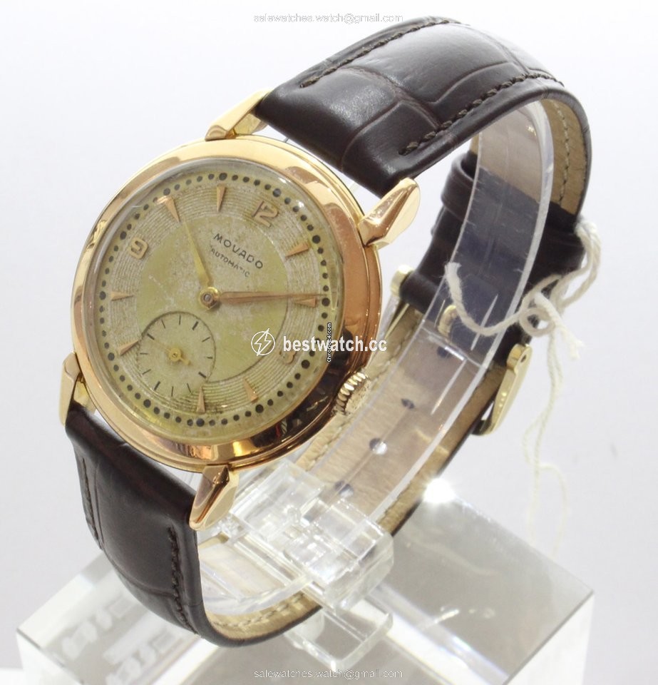 IMG_9085 Movado Mens watch Unisex Automatic Yellow gold R8406 Replica 2