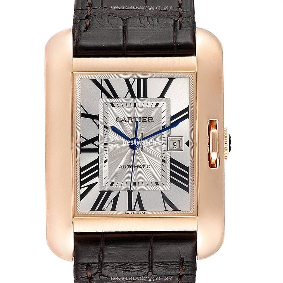 Cartier Tank Anglaise Womens watch Automatic Rose gold W5310005 Replica 2