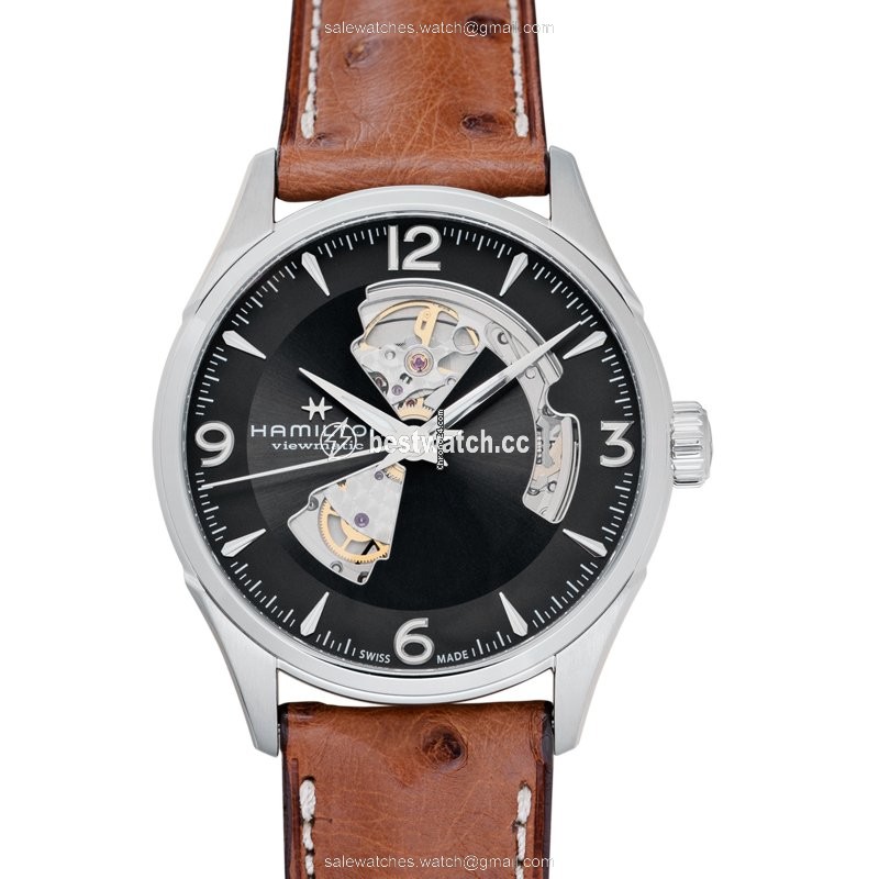 Hamilton Jazzmaster Open Heart Mens watch Unisex Automatic Steel H32705581 Replica 2