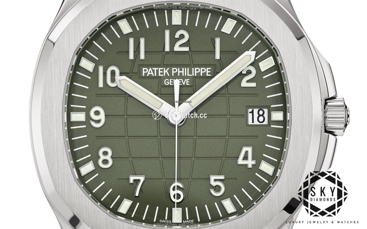 IMG_9085 Patek Philippe Aquanaut Mens watch Unisex Automatic White gold 5168G-010 Replica 2