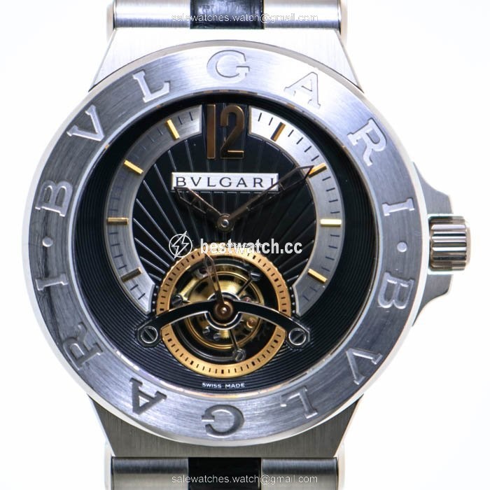 IMG_9085 Bulgari Diagono Mens watch Unisex Automatic Platinum DG42PTB Replica 2
