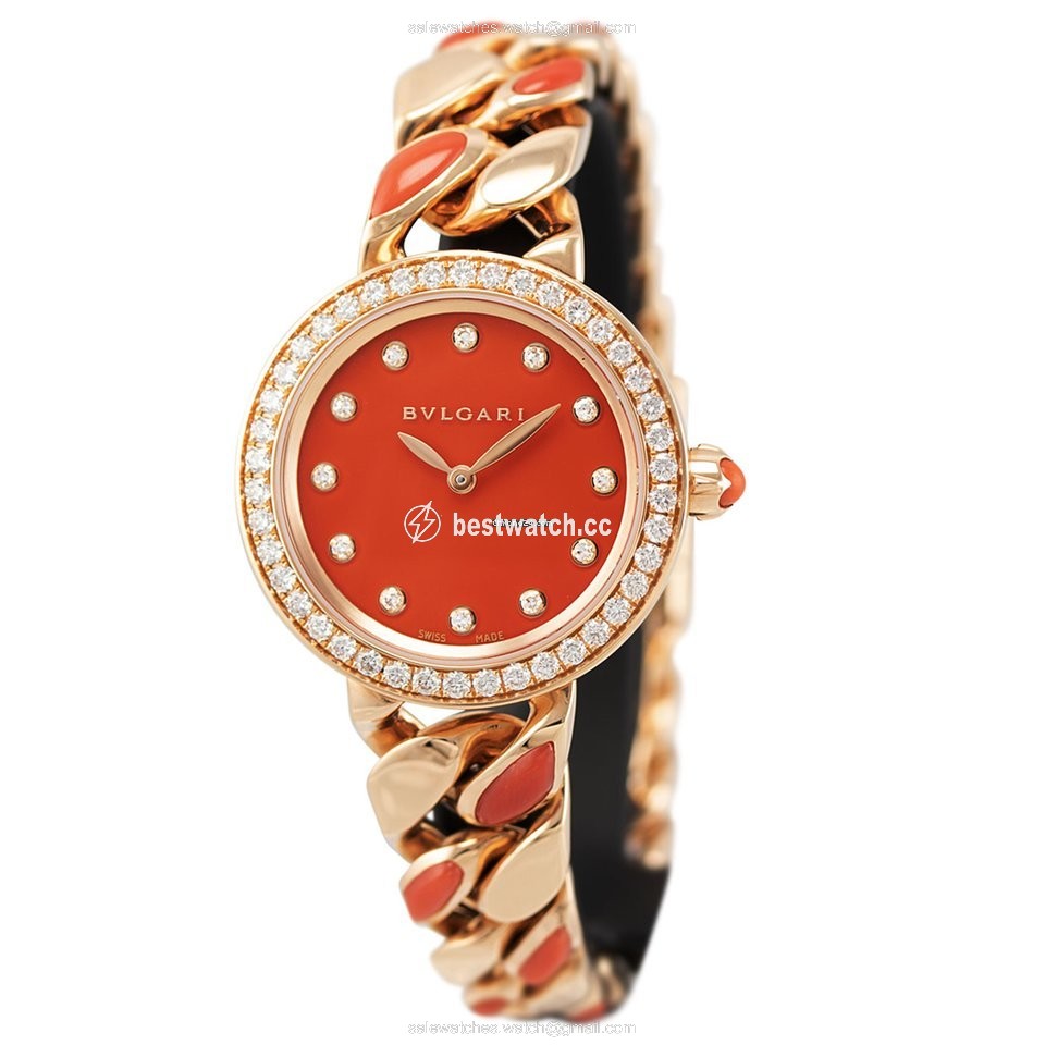IMG_9085 Bulgari Bulgari Womens watch Quartz Rose gold 102170 BBCP31C8GDGCO.1T 1 Replica 2