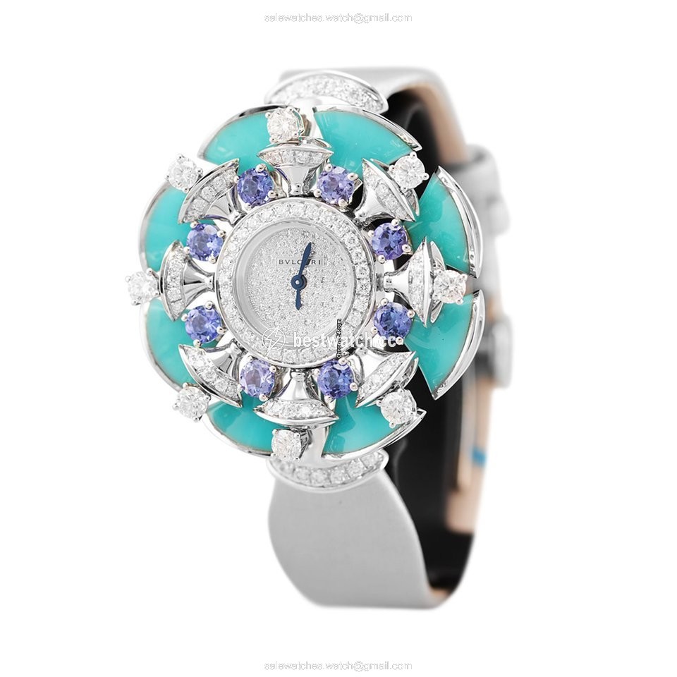 Bulgari Womens watch Quartz White gold 102421 DVW39D2GD1MOPTUTL Replica 2