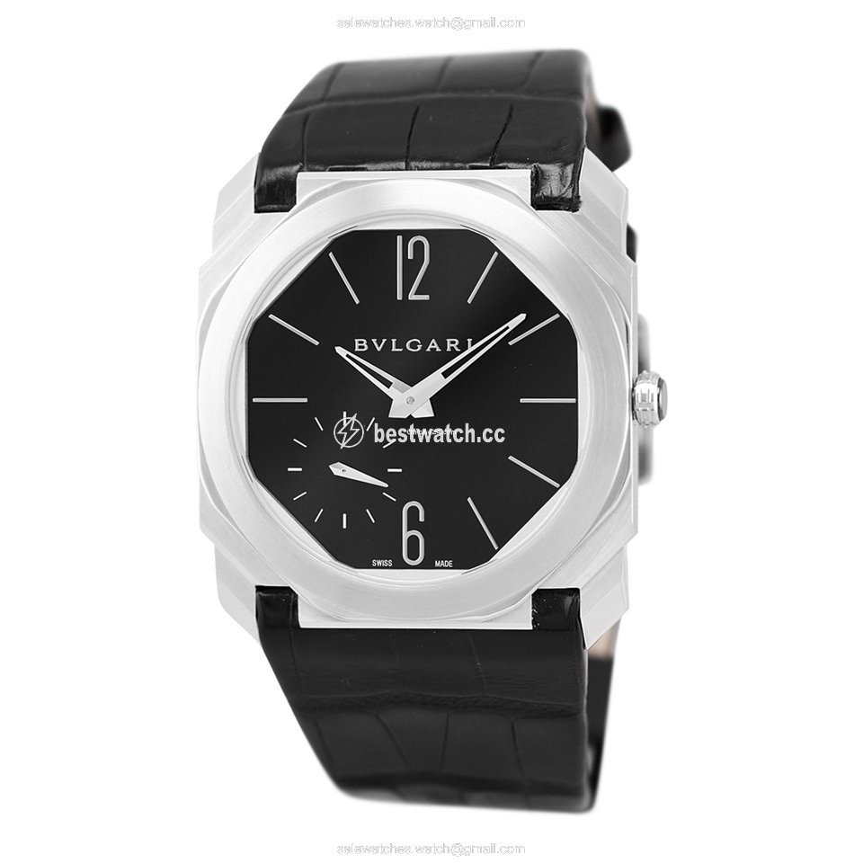 Bulgari Octo Mens watch Unisex Manual winding Platinum 102028 BGO40BPLXT Replica 2