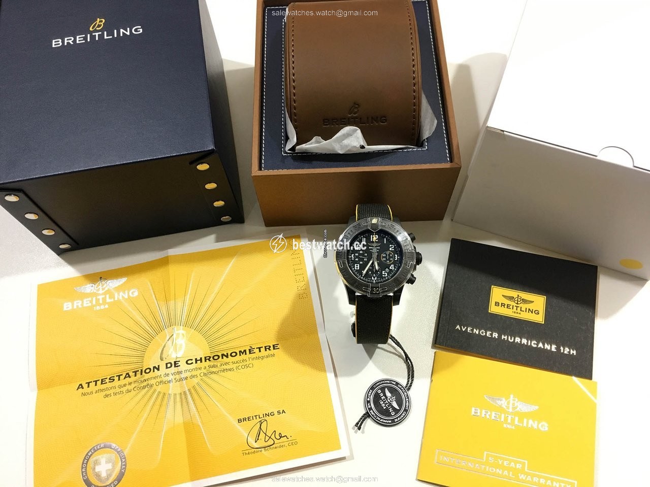 IMG_9085 Breitling Avenger Hurricane Mens watch Unisex Automatic XB0180E4 BF31 284S Replica 2