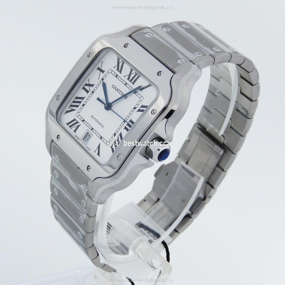 Cartier Santos Mens watch Unisex Automatic Steel WSSA0009 Replica 2