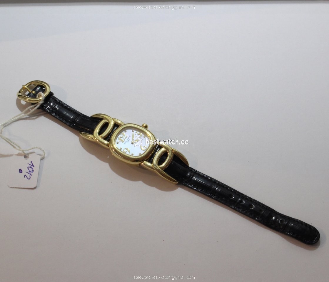 IMG_9085 Patek Philippe Golden Ellipse Womens watch Quartz Yellow gold 4830J-014 Replica 2
