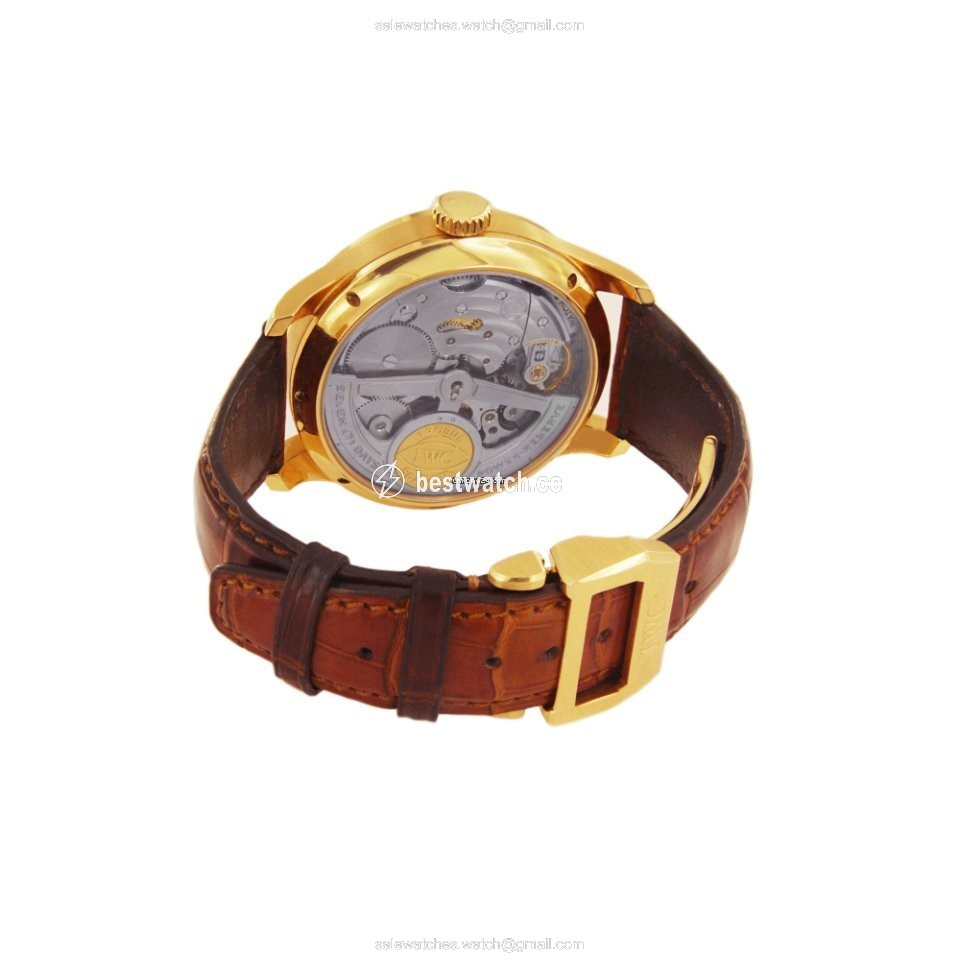 IMG_9085 IWC Portuguese Perpetual Calendar Mens watch Unisex Automatic Rose gold IW5021-03 Replica 2