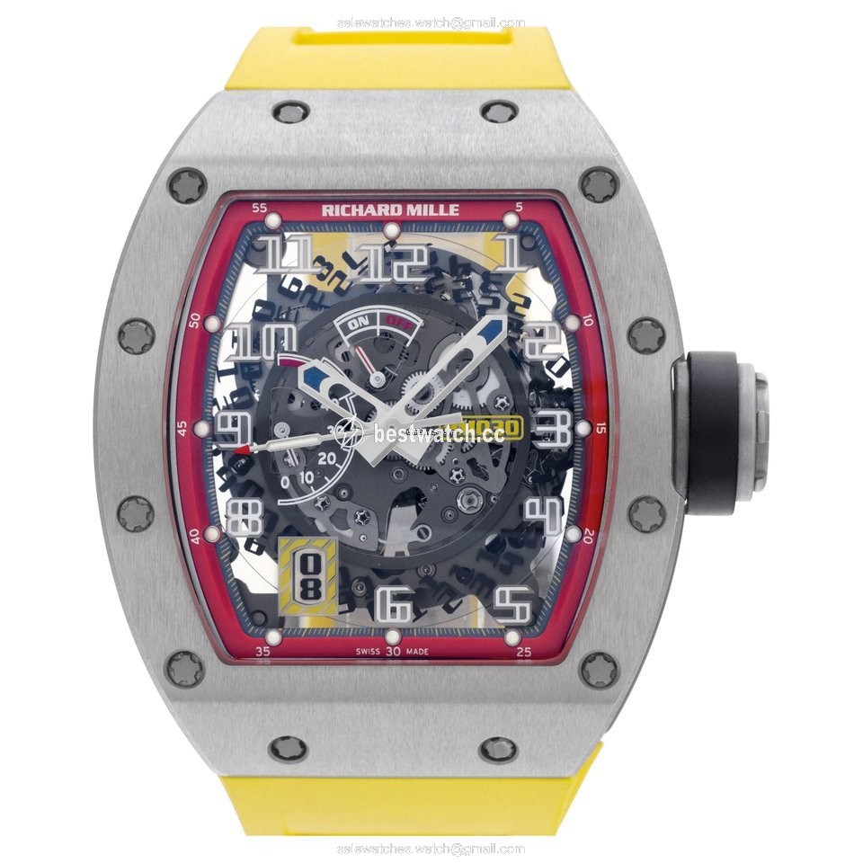 IMG_9085 Richard Mille RM 030 Mens watch Unisex Automatic Titanium RM030 rm30 Replica 2