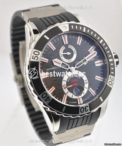 IMG_9085 Ulysse Nardin Diver Chronometer Mens watch Unisex Automatic Steel 263-10-3R 92 Replica 2