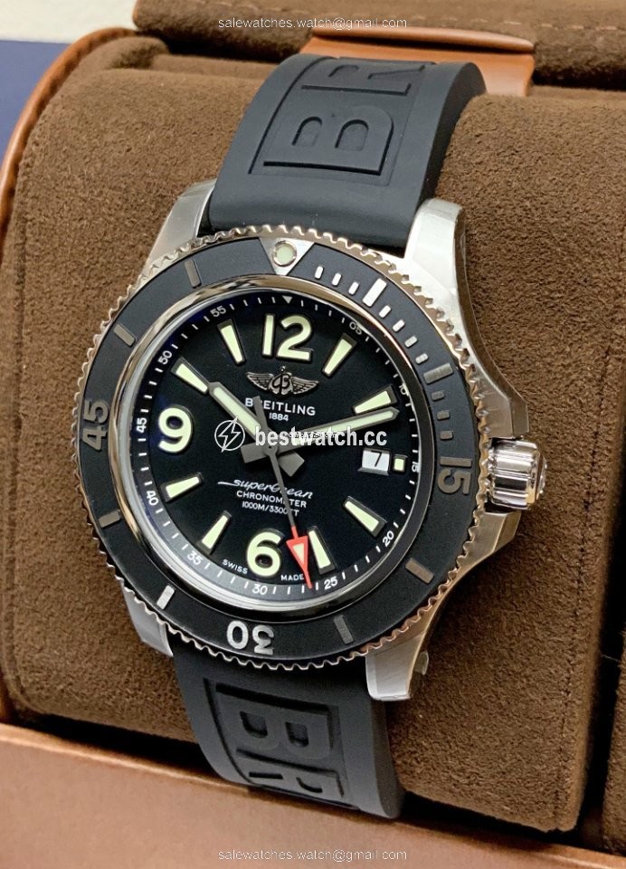 IMG_9085 Breitling Superocean 44 Mens watch Unisex Automatic Steel A17367D71B1S2 Replica 2