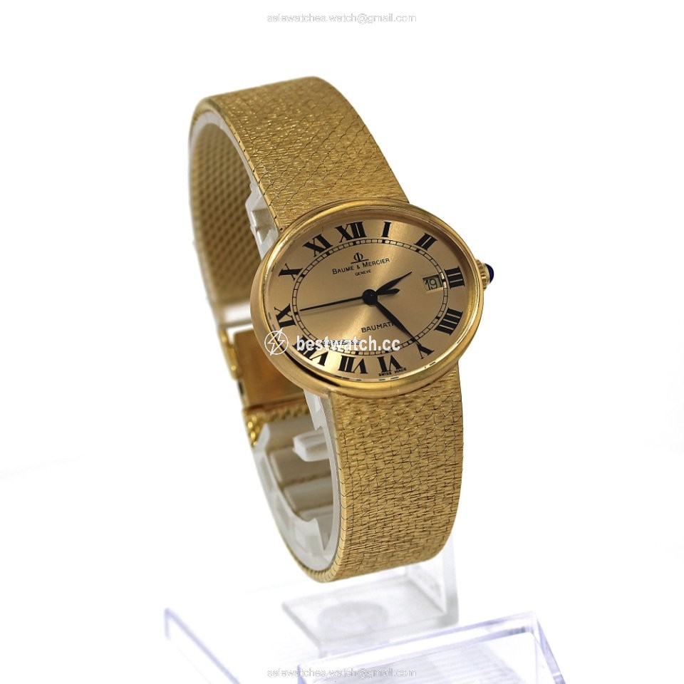 Baume & Mercier Automatic Yellow gold Baume & Mercier Baumatic Ref.370631 Replica 2