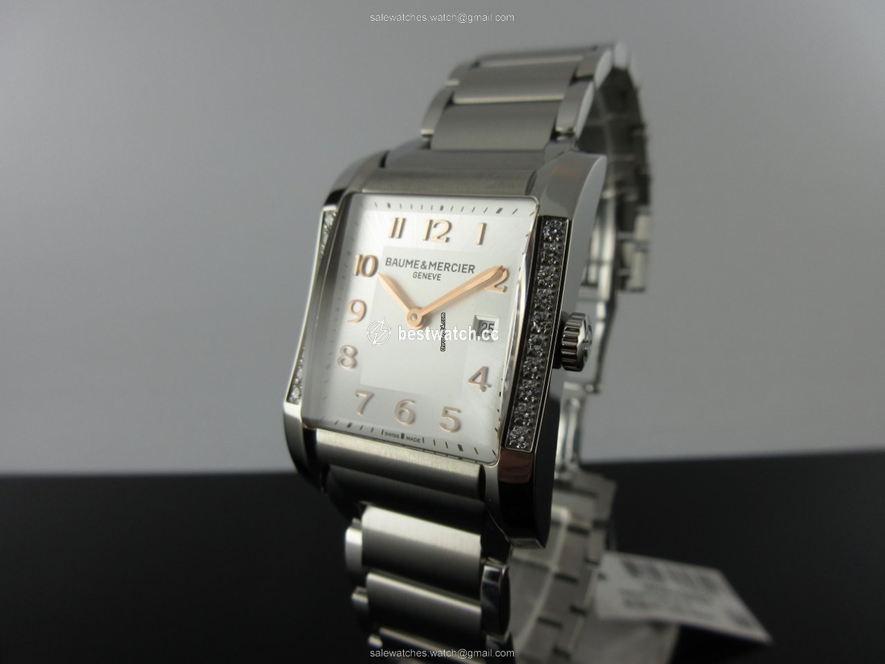IMG_9085 Baume & Mercier Hampton Womens watch Quartz Steel MOA10023 Replica 2