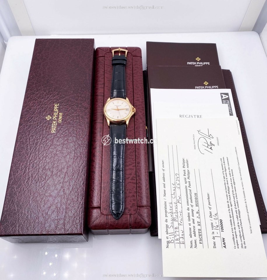 IMG_9085 Patek Philippe Calatrava Automatic Rose gold 5127R Replica 2