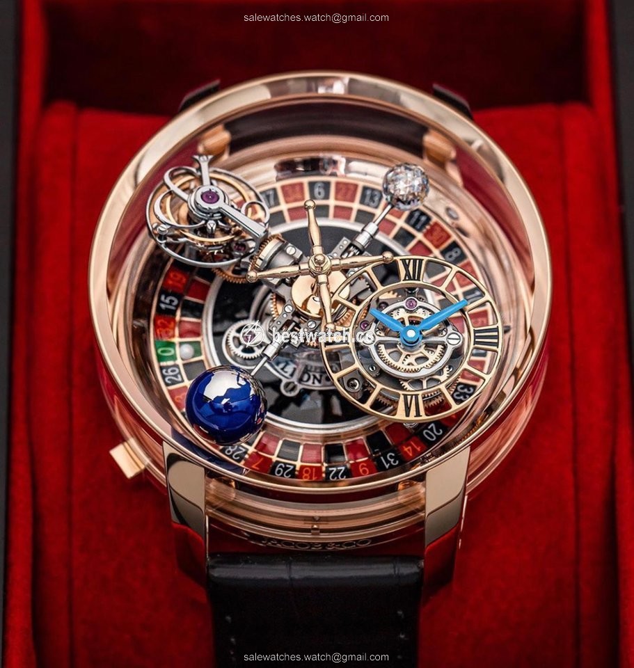 Jacob & Co. Astronomia Mens watch Unisex Manual winding Rose gold AT160.40.AB.AB.B Replica 2