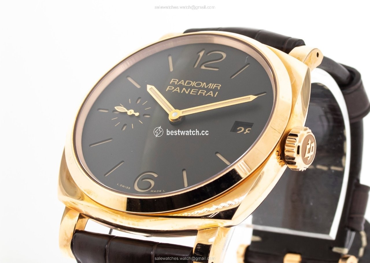 Panerai Radiomir 1940 3 Days Mens watch Unisex Manual winding Rose gold PAM 00515 Replica 2