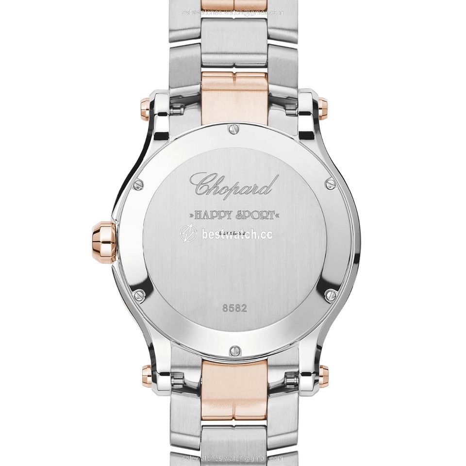 Chopard Happy Sport Womens watch Quartz Gold Steel 278582-6006 Replica 2