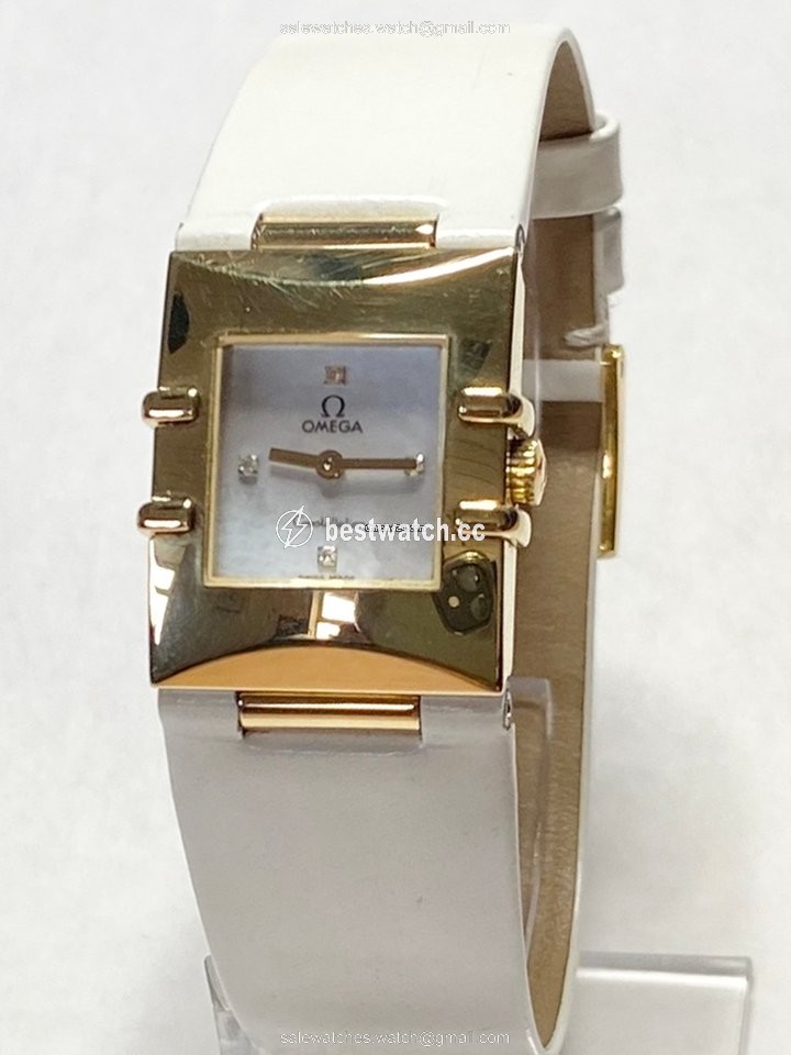 IMG_9085 Omega Constellation Womens watch Quartz Yellow gold 1631.78.61 Replica 2