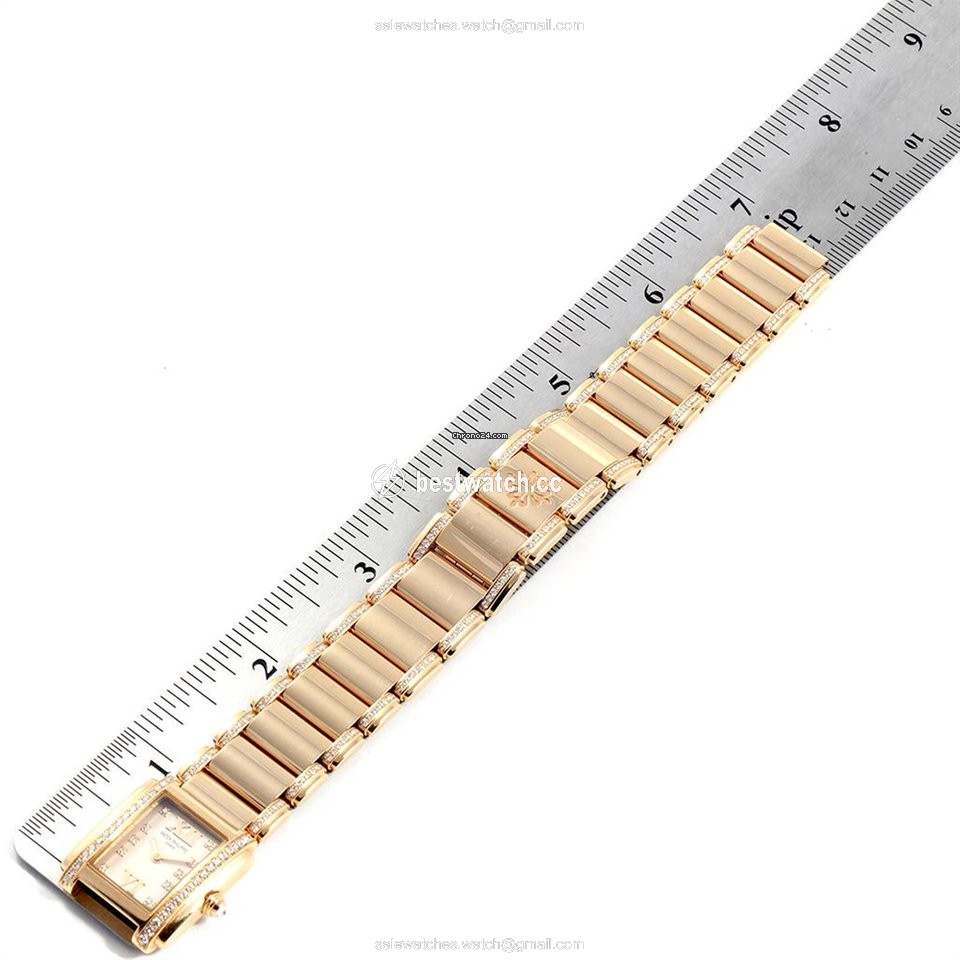 Patek Philippe Twenty~4 Womens watch Quartz Rose gold 4908 11R-011 Replica 2