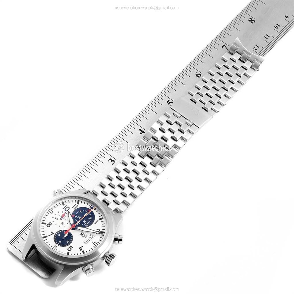 IMG_9085 IWC Pilot Double Chronograph Mens watch Unisex Automatic Steel IW371803 Replica 2