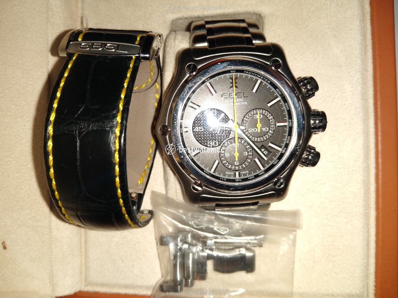 IMG_9085 Ebel 1911 BTR Mens watch Unisex Automatic Steel 1215668 Replica 2