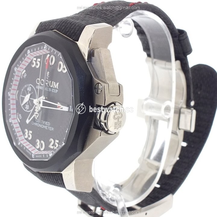 IMG_9085 Corum Admirals Cup Seafender Centro Mens watch Unisex Automatic Titanium 961.101.04 F231 AN14 Replica 2