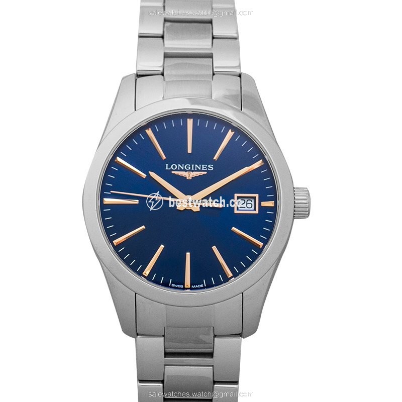 IMG_9085 Longines Conquest Classic Womens watch Quartz Steel L23864926 Replica 2