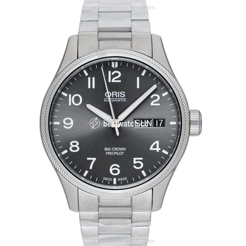 IMG_9085 Oris Big Crown ProPilot Day Date Mens watch Unisex Automatic Steel 01 752 7698 4063-07 8 22 19 Replica 2