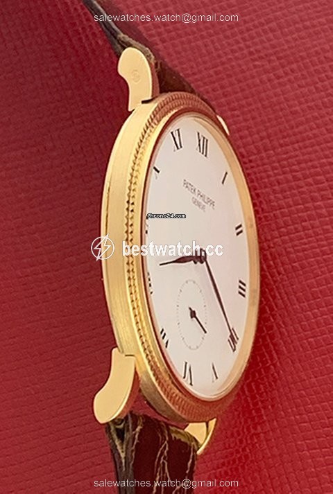 IMG_9085 Patek Philippe Calatrava Mens watch Unisex Manual winding Yellow gold 3919 J-001 Replica 2