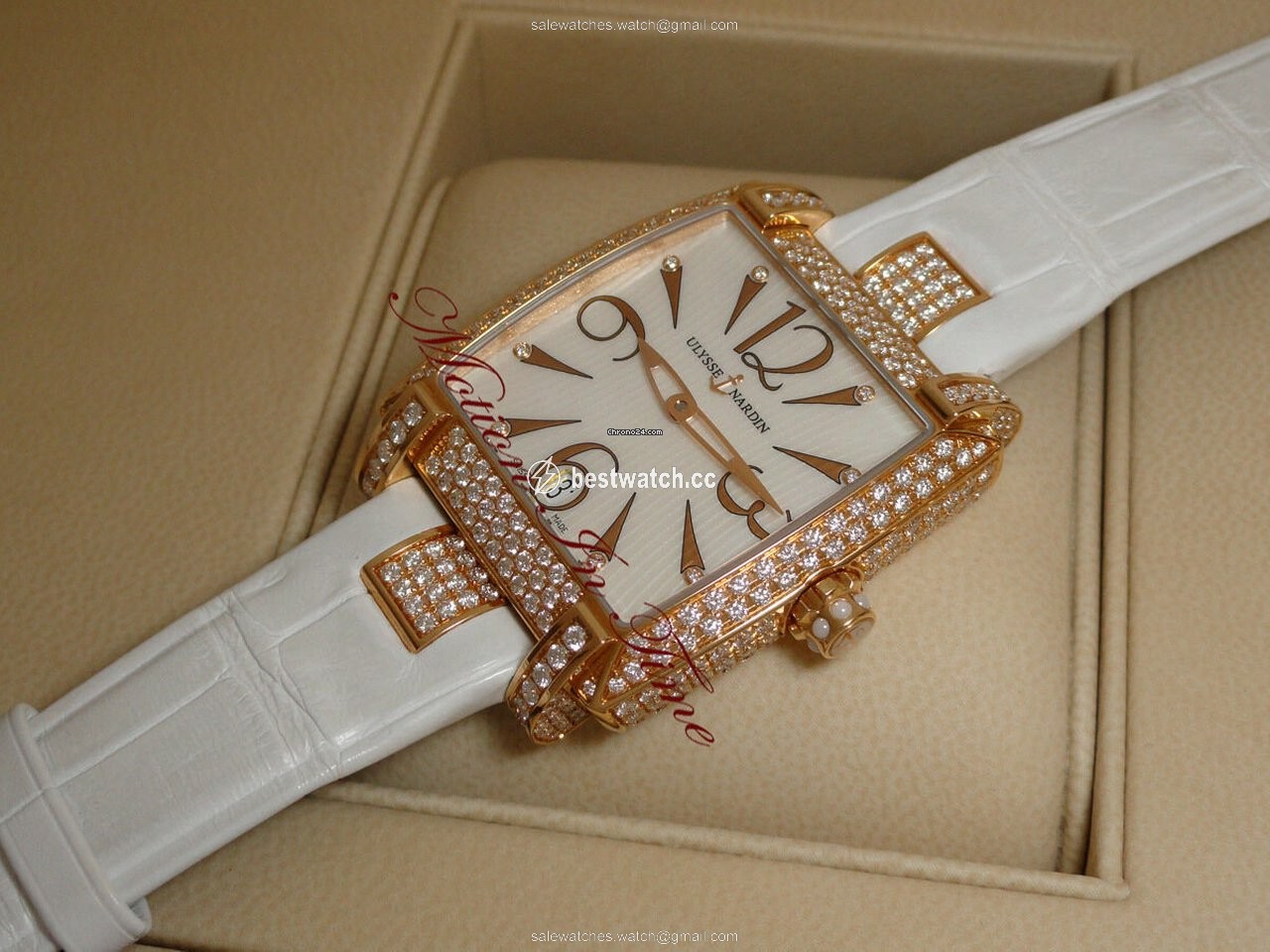 Ulysse Nardin Caprice Womens watch Automatic Rose gold 136-91FC 695 Replica 2