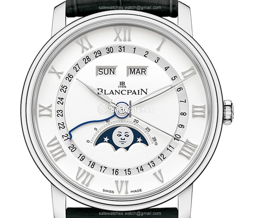 IMG_9085 Blancpain Villeret Quantieme Complet Mens watch Unisex Automatic Steel 6654a-1127-55b Replica 2
